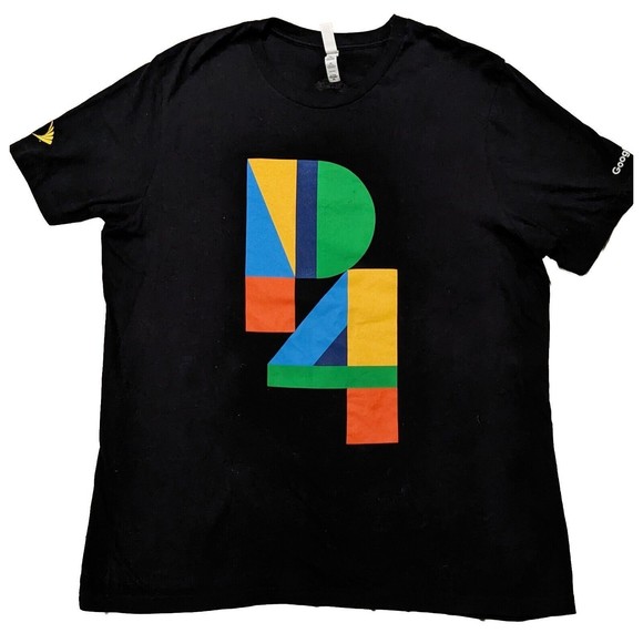 Google Pixel 4 Promotional T-Shirt Size 2XL Sprint Promo Canvas Black XXL - Picture 1 of 4